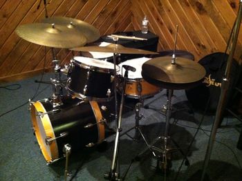 drum set up 2
