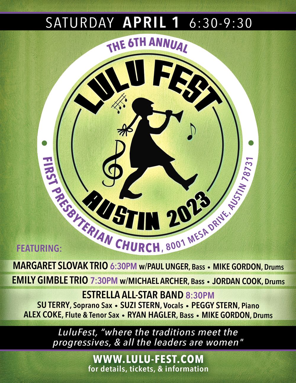 LuluFest promo poster with the same details listed in text below.