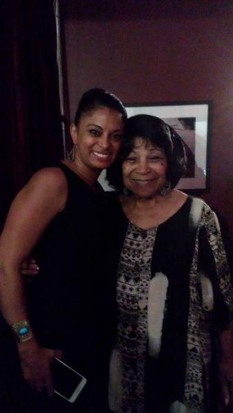 Too Cute! "Raisin" Cast Member, Angelle Brooks, with Dorothy Gaithers
