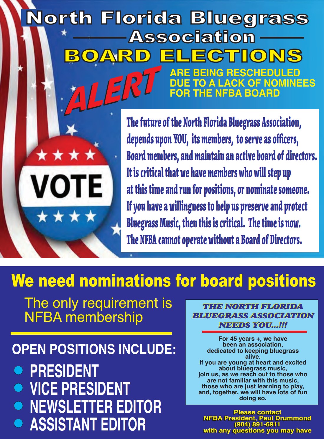 NORTH FLORIDA BLUEGRASS ASSOCIATION