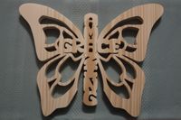 Amazing Grace Butterfly Scrollsaw Trivet