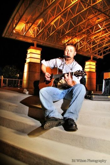Jammin on the steps
