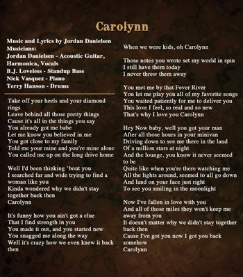 Carolynn_Lyrics
