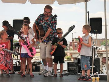 Luke and Lexi rocking out at Fire On the Fox
