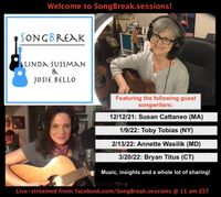 SongBreak Livestream with Linda Sussman and Josie Bello