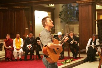 Performing 'Mary Lou' for Roadpeace at St James's Piccadilly London
