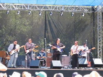 Henry Carbajal, Tommy Castro, Randy Hayes, Coco Montoya, Me and Steve Evans
