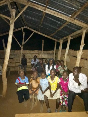 Part of those who came out after hours to meet us in Jinja In a village deeply affected by witchcraft, these believers will shine for God.

