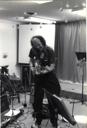 Jeffery_Stetson-Guitarist Jeff Stetson during the recording of Ujima
