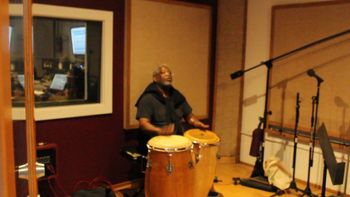 Me and my drums_ Percussionist Steve Taylor in the Music Lab 4/1/017
