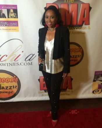 Wilse at the Black Music Awards in Los Angeles.
