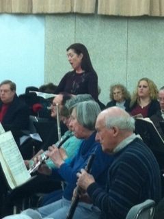 Linda Rehearses Amneris, Temple University Philadelphia, PA
