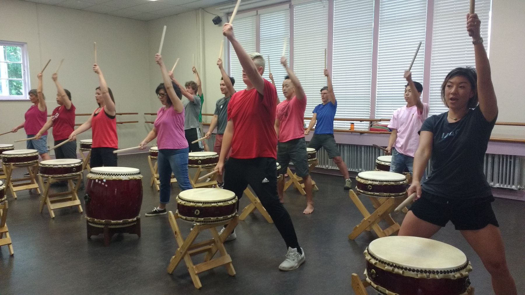Kristy Oshiro taiko Classes
