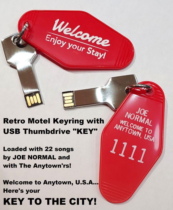 KEY TO THE CITY - Keyring Thumb Drive with MP3s added