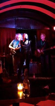 Past the Bottle: Aleks, Mary Lyn, and HooP at Ella Lounge, 2012. Photo by Terry Bisbee.
