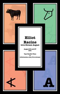 Elliot Racine Live Stream August Poster