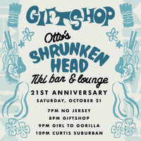 GIFTSHOP celebrating 21 years of Otto's Shrunken Head