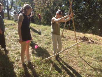 Measuring slope with an A-frame
