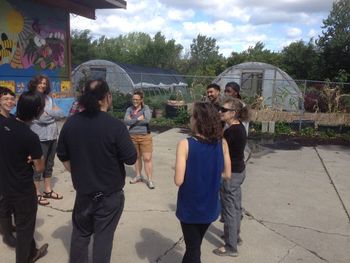 Hoop houses @ Growing Power
