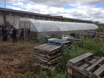 Compost hoop house @ Growing Power
