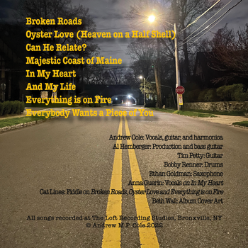 Back Cover of Our New Album - Road Paint
