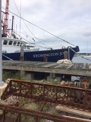 Stonington Jo One of four scallop boats near our gig in Stonington, CT
