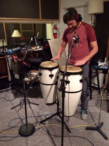 Patrick on the congas
