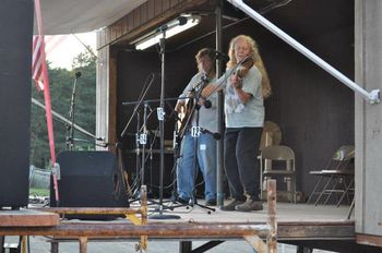 Live at Monterey, VA Marty and Greg performing at the Highland Fiddler's Convention, Monterey, VA (photo by Lisa Jones)

