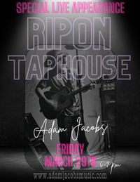 Ripon Taphouse presents Adam Jacobs