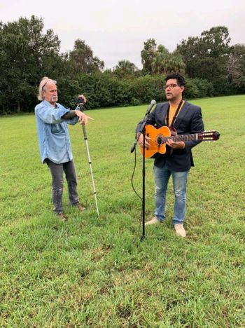 Saul Lopez images durante la filmación del video "Las palabras y el viento" junto a Jay Nolan. Noviembre 2019
