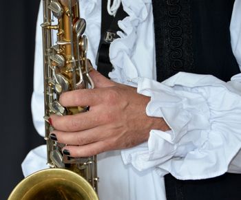 Daniel close-up Close up on Daniel playing saxophone - love those nails
