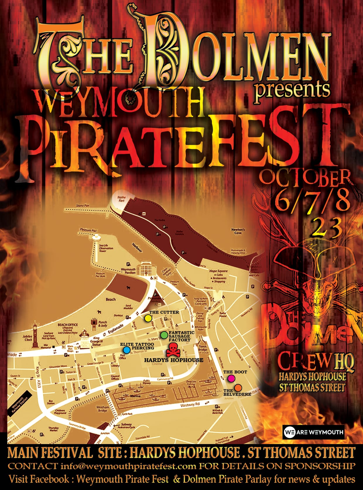 Weymouth Pirates Fest @ Hardys HopHouse - Oct 6, 2023, 6:00PM