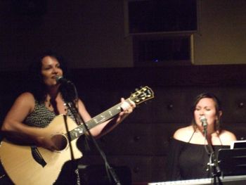 Jen & Jac Hollywood Singing at the Pig and Whistle in Hollywood with my daughter.
