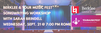 Berklee and Tour Music Fest: Songwriting Workshop with Sarah Brindell