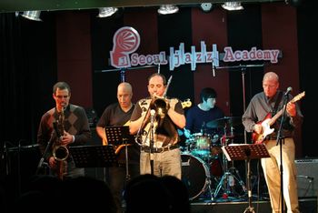 2012_binsja_concert 2012 Seoul Jazz Academy with Rick Dimuzio (ten), Skip Smith (bs) and Rick Peckham (gtr).
