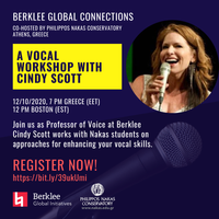 Global Connections: A Voice Workshop with Cindy Scott
