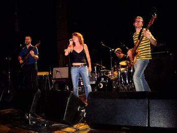 Slowrosa at the Boulder Theater 2005 Ramaya Soskin, Cate Coslor, Tres Altman, and Chris Mustaine
