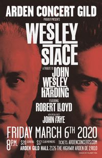 JF solo opening for Wesley Stace aka John Wesley Harding!