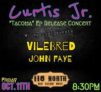 JF solo opening for Curtis Jr. EP release w/ Vilebred