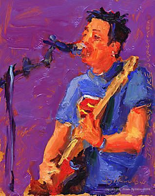 John Faye Live Painting ..By Joan Bilkin, 2006
