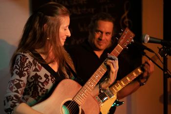 with Mike Bischof, in Eisenwerk Frauenfeld, Switzerland. photo by the late Peter Frei
