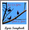 Song Lyric Book - Let Us Sing *limited quantities left