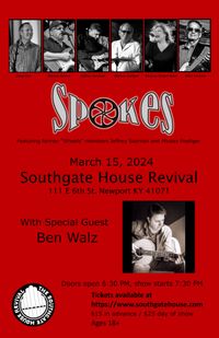 Ben Walz opening for the The Spokes