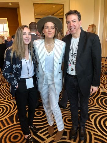 Grammys 2020: Joseph Pagano, Julia Pagano, Brandi Carlile
