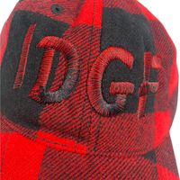 Red & Black Flannel IDGF Strap Back