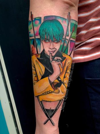 KPOP Forearm Tattoo
