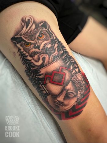 Twin Peaks tattoo by Brooke Cook
