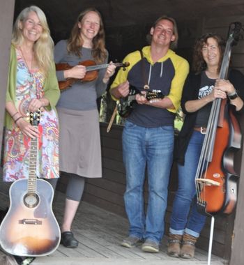 Honey I'm Home! The band up at Big Jay Tavern- way up on the border
