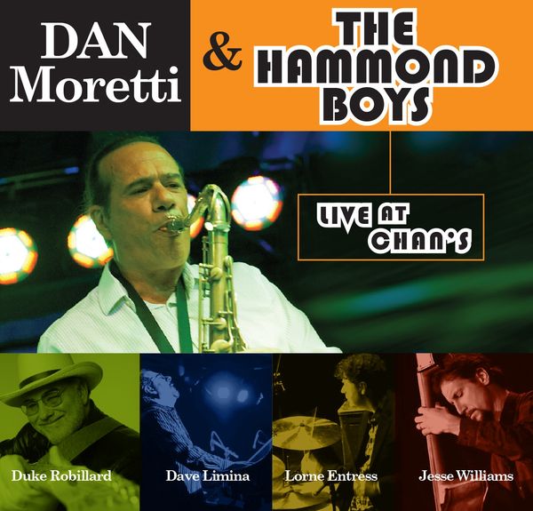 "Soul Shouting" Sample  LIVE SOUL-JAZZ QUINTET
Straight No Chaser Dan Moretti & The Hammond Boys – J. Siegel Moretti is a gifted improviser who projects an authoritative presence, while reaping optimum support from his superb rhythm section.
 

 