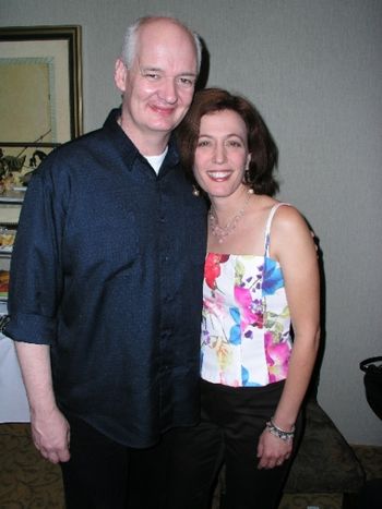 Me and Colin Mochrie in Vegas, with the adorable Colin

